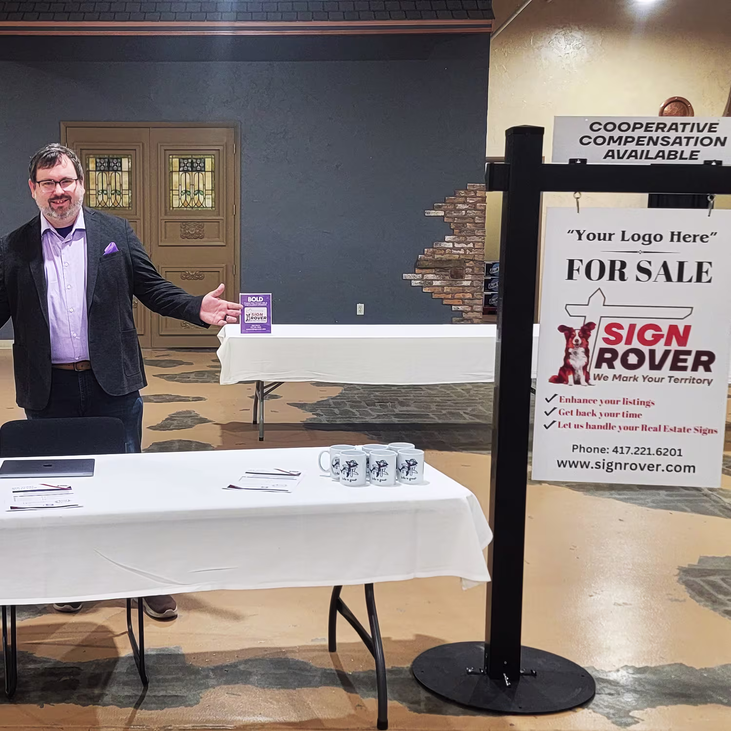 Sign Rover Sign and Promotional Materials